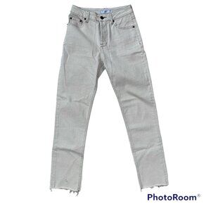 Adika Holler Raw Hem Skinny Jeans Natural S